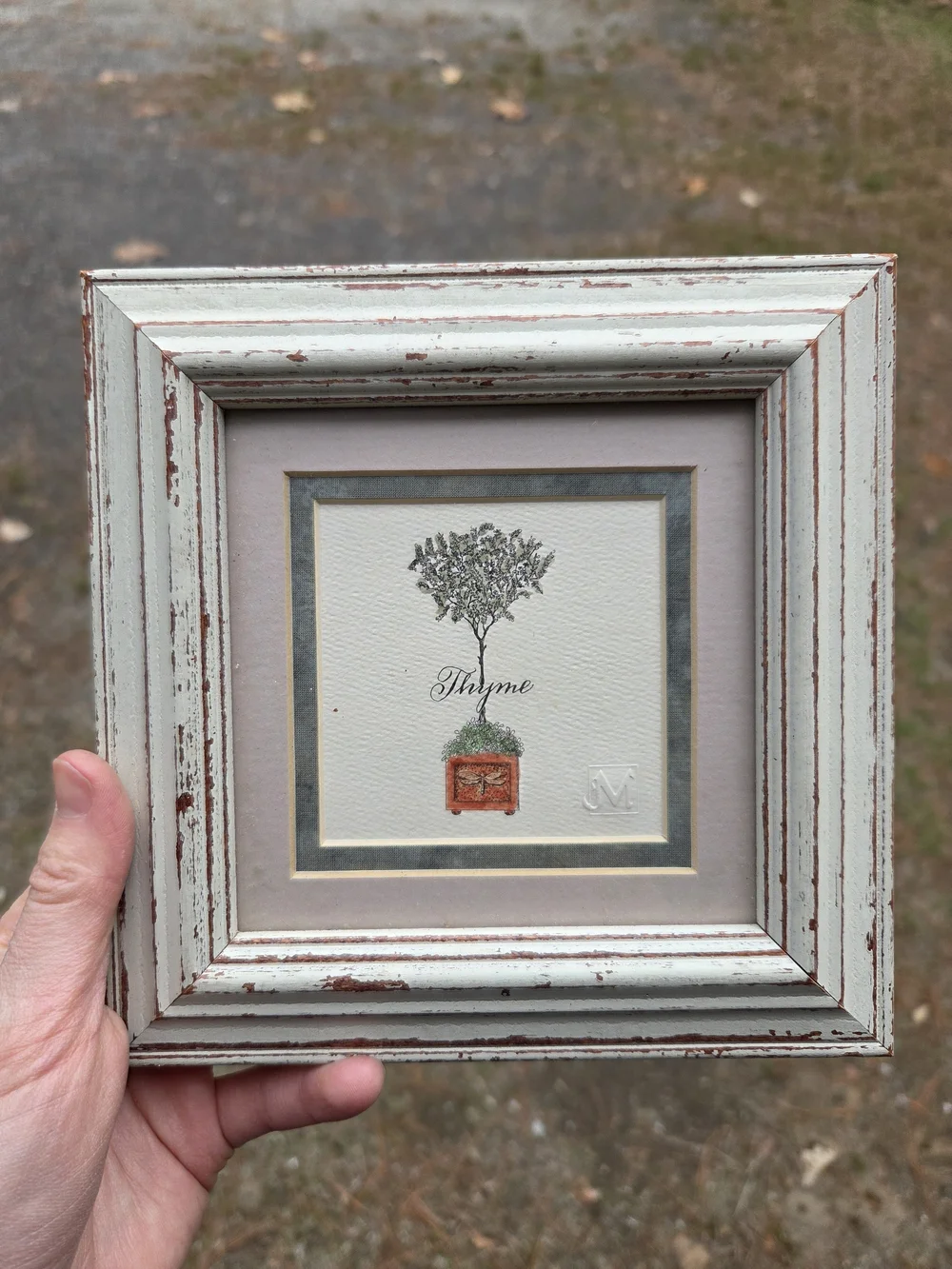 Vintage Mpressions Rustic Herb Art - Set of 3